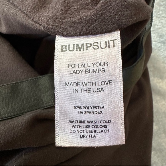 Bumpsuit Maternity Black Biker Shorts - Picture 7 of 9